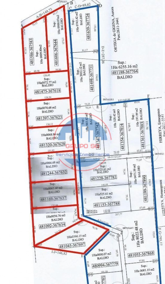 VENDO TERRENO EN VILLA SAN ISIDRO, LOCALIDAD DE SANTA MARIA